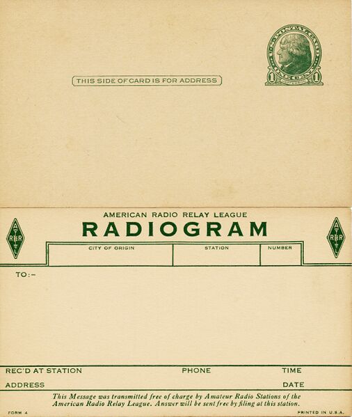 File:ARRL Radiogram.jpg