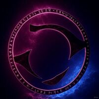 Stylized eclipse logo