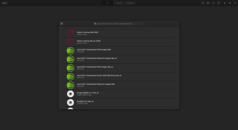 File:GNOME Boxes 3.32 screenshot.png