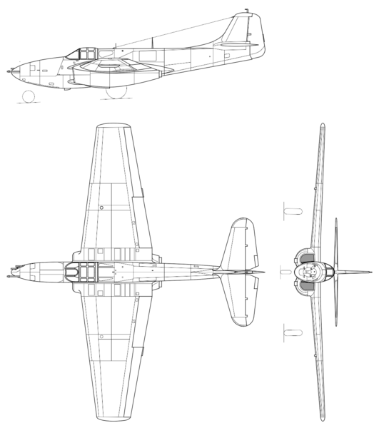 File:Bell P-59A Airacomet 3-view.svg