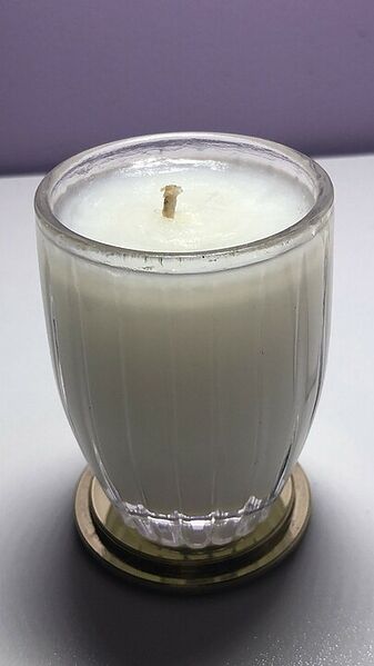 File:Candle With Gold Stand.jpg