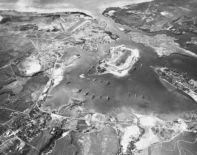 File:Pearl Harbor looking southwest-Oct41.jpg