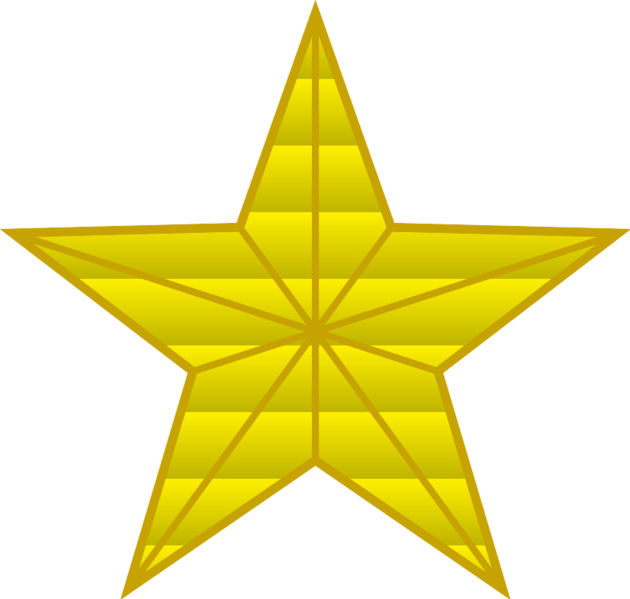 File:1 golden star.svg