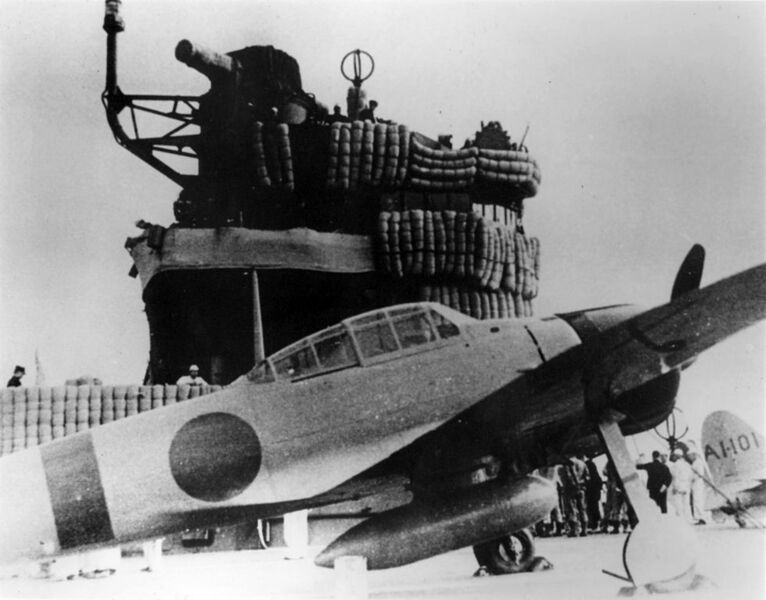 File:A6M2 on carrier Akagi 1941.jpeg