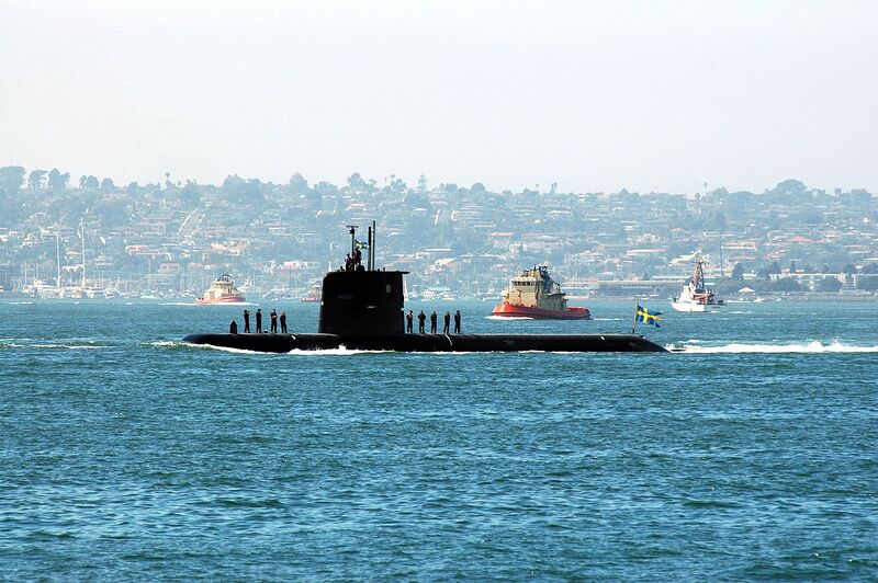 File:Swedish attack submarine HMS Gotland.jpg