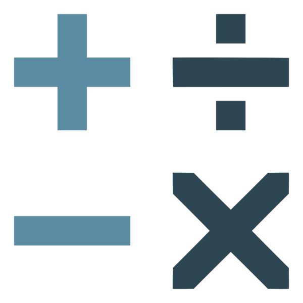 File:Arithmetic symbols.svg