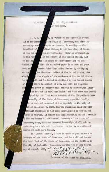 File:Tennessee Ratifies 19th Amendment.jpg